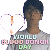 Blood Donation Sticker