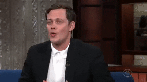StephenKingFr giphygifmaker smile pennywise bill skarsgard GIF