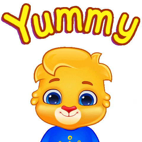 Hungry Nom Nom Sticker by Lucas and Friends by RV AppStudios