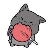 fall biting Sticker by Aminal Stickers