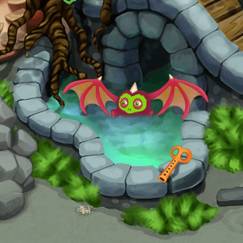 Hot Tub Relax GIF by My Singing Monsters
