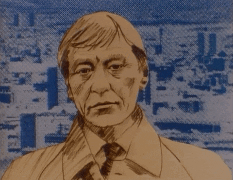 LanceReardon giphyupload blinking glasgow taggart GIF
