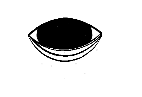 Eyes Dark Sticker