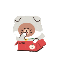 Sleepy Cat Sticker by LINE FRIENDS