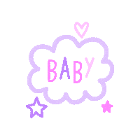 Pink Baby Sticker