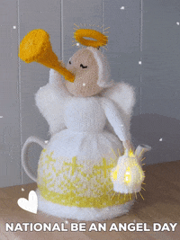 Christmas Angel GIF by TeaCosyFolk