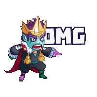 King What Sticker by KONAMI