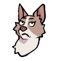 Eyeroll Fuchs Sticker