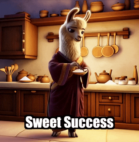 Baking Sweet Success GIF by dalaillamazen