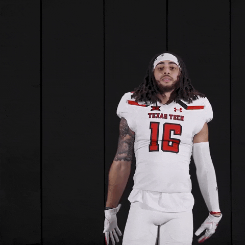 Texas Tech Red Raiders Football Reaction Pack GIF by Texas Tech Football