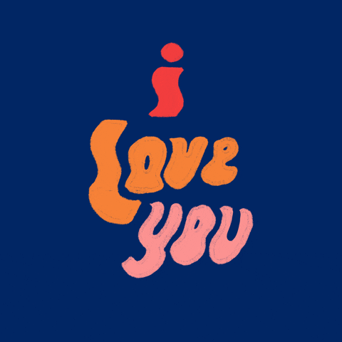 Love You Hearts GIF by BrittDoesDesign