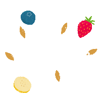 Breakfast Fruit Sticker by QuakerOatsUK