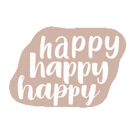 Happy New Year Flower Sticker
