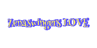 Zenaswingers zenaswingers love Sticker