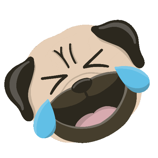 pawsomeisland happy laughing emoji smiling Sticker