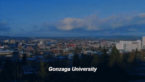 gonzaga-university giphygifmaker go zags gonzaga university spokane wa GIF