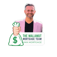 Moneybag Malamut Sticker by HMA Mortgage