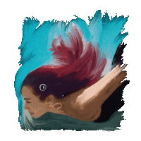 Dua Lipa Sea Sticker by Espelho