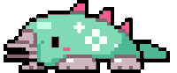 Rock Pixel Art Sticker
