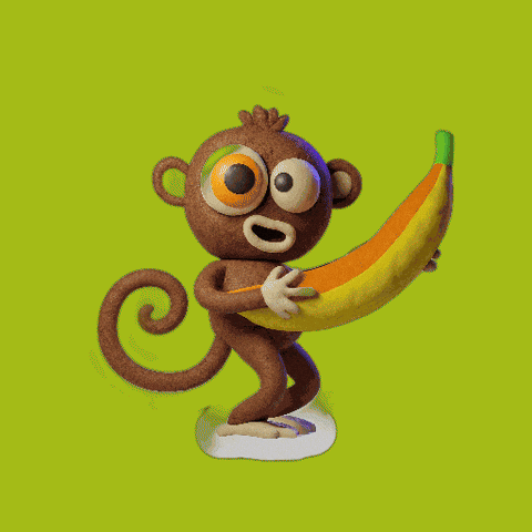 Hungry Monkey GIF