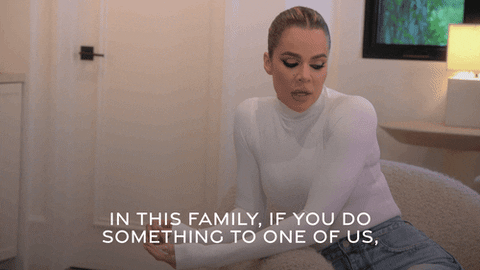 Khloe Kardashian Family GIF by HULU