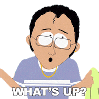 Whats Up Sup Sticker by South Park