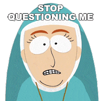 Nun Sticker by South Park