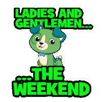 Week End Dog Sticker by VTech Toys