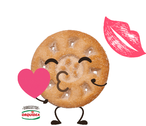 Kisses Biscoitosorquidea Sticker by Orquidea Alimentos