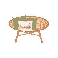 Creastickers abstract saturday creation seat Sticker