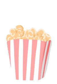 Pop Corn Sticker