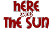 Here Comes The Sun Sticker by OpticalArtInc.