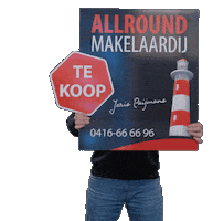 Makelaar Verkocht Sticker by Allround Makelaardij