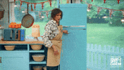 React Baking GIF by The Great British Bake Off