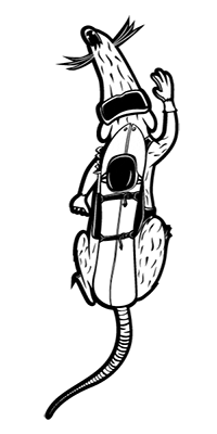 nwpd snowboard rat rats andorra Sticker