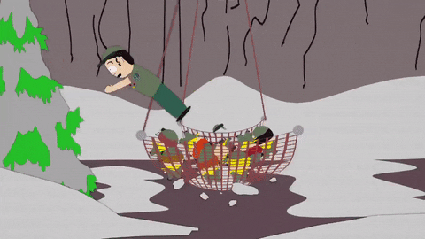 snow falling GIF by South Park 