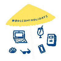 Summer Vacation Sticker by Bocconi University