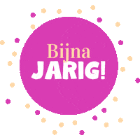toffkado birthday cadeau jarig miek Sticker