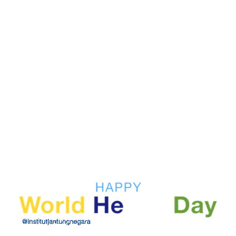 Worldheartday Sticker by Institut Jantung Negara