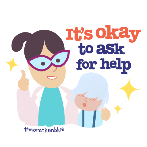 wecommssg sad emo mental health depression Sticker