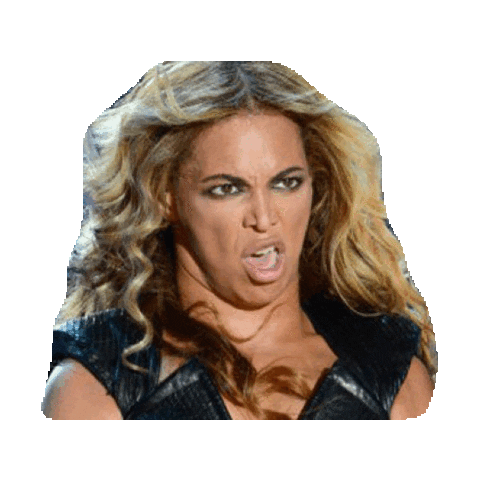 beyonce omg Sticker