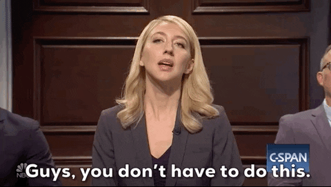 You Dont Have To Do This Heidi Gardner GIF by Saturday Night Live