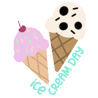Ice Cream Fun Sticker