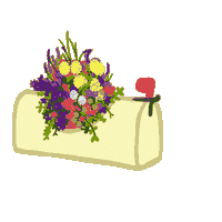 Flowers Shed Sticker