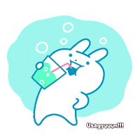 Excited Drink Sticker by Minto Inc.