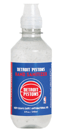Bathletix basketball nba detroit pistons Sticker