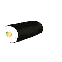 Sushi Roll Eating Sticker by 7-Eleven Hawai'i