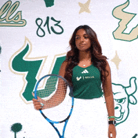 South Florida Tennis GIF by USF Athletics