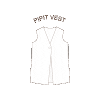 Sewing Vest Sticker by Common Stitch