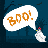 Ghost Boo GIF by Huey Magoo's